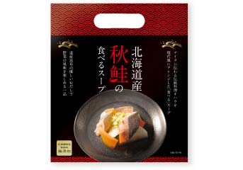 北海道産秋鮭の食べるスープ